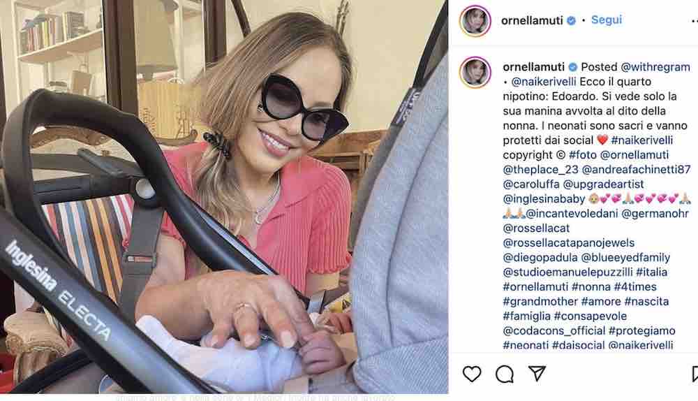 Ornella Muti nuovo nonna